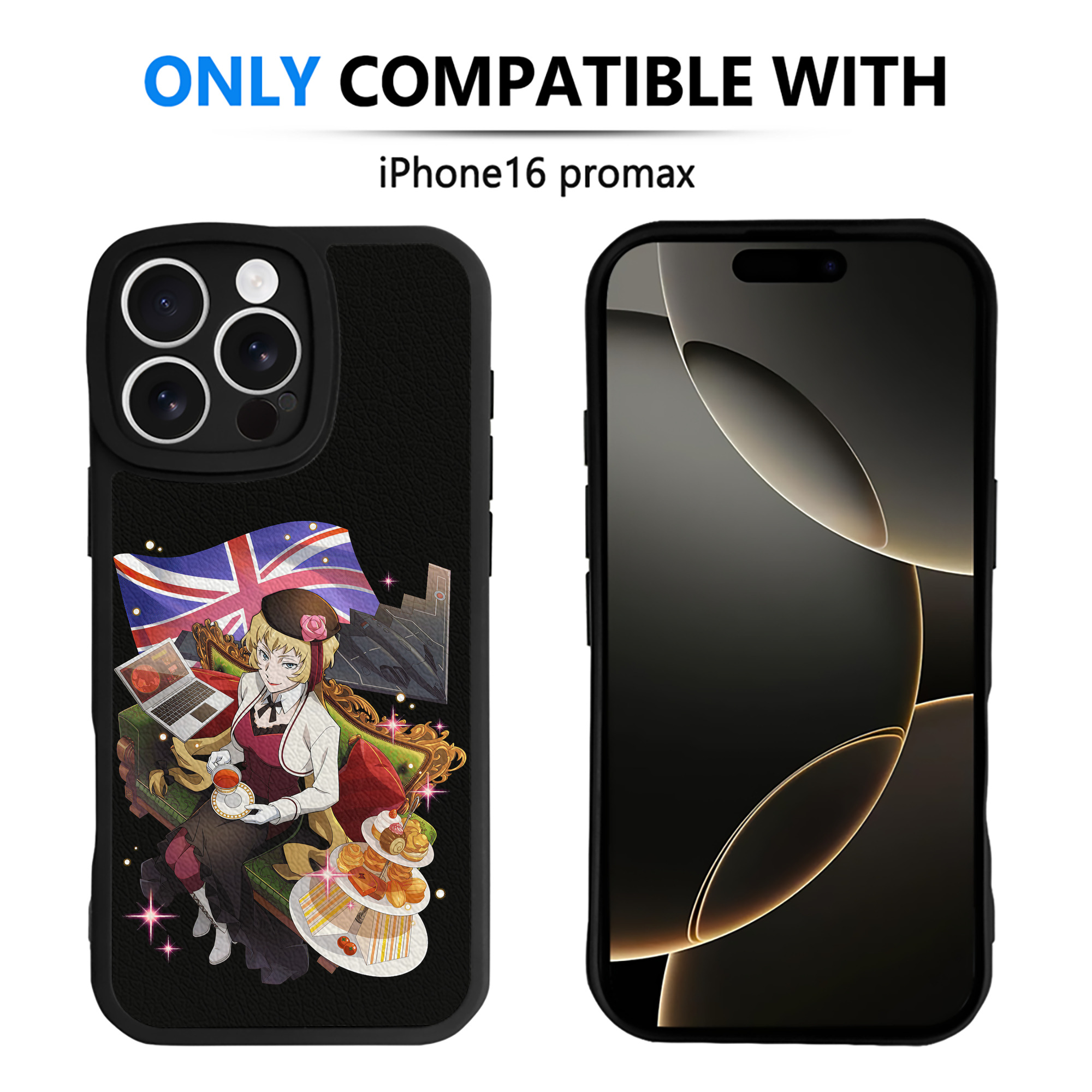 （画像用） 文豪ストレイドッグス Bungo Stray Dogs 【iPhone 16シリーズ対応】シリコンスマホケース（レザー調） 材質：シリコン